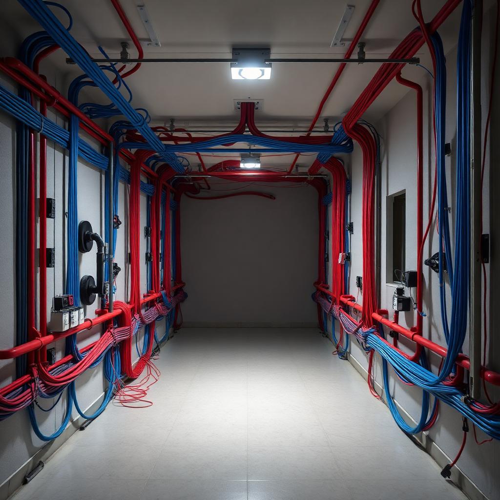 Quadro de distribuição com disjuntor dedicado e identificado para o circuito do ar-condicionado