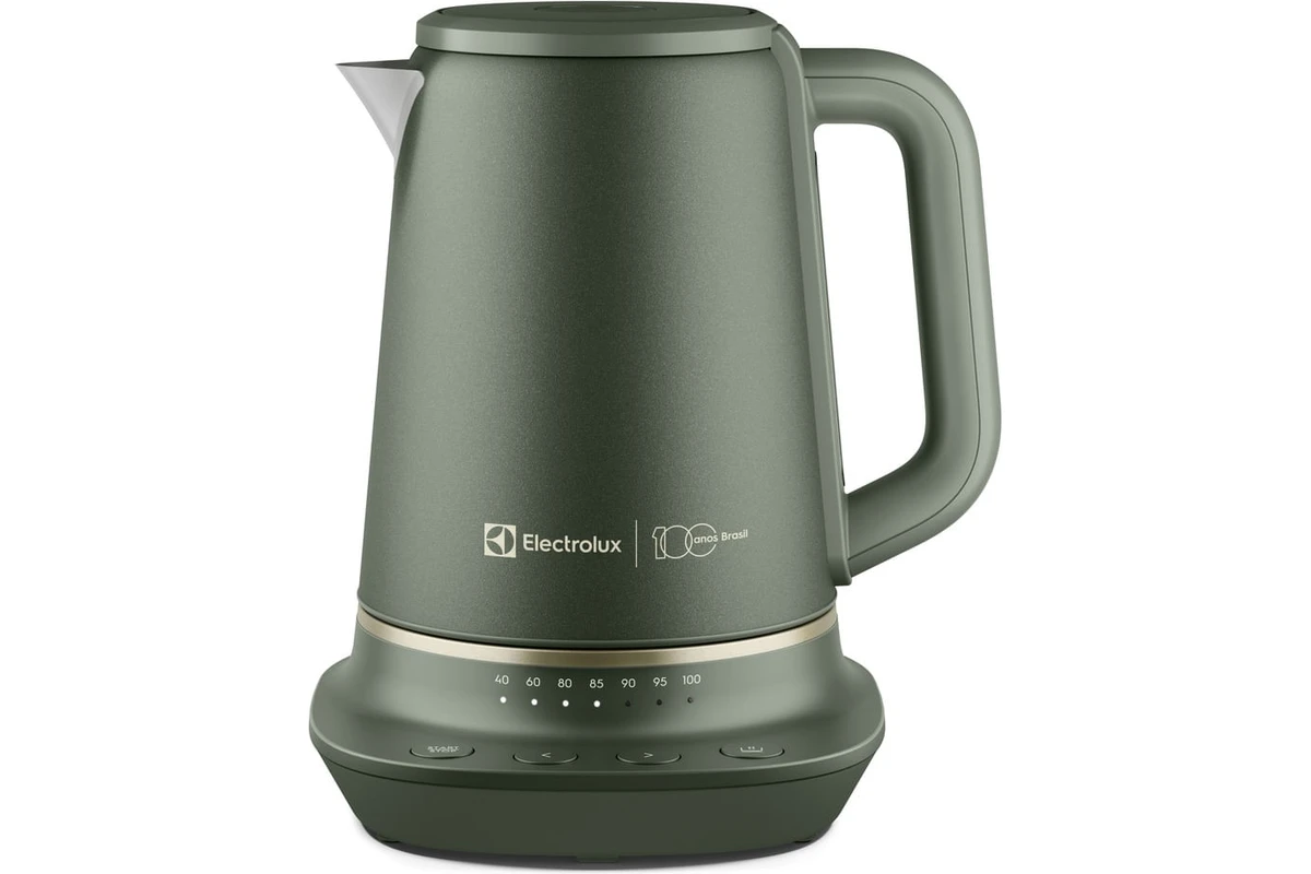 Chaleira verde EKP75 em vista frontal oficial.