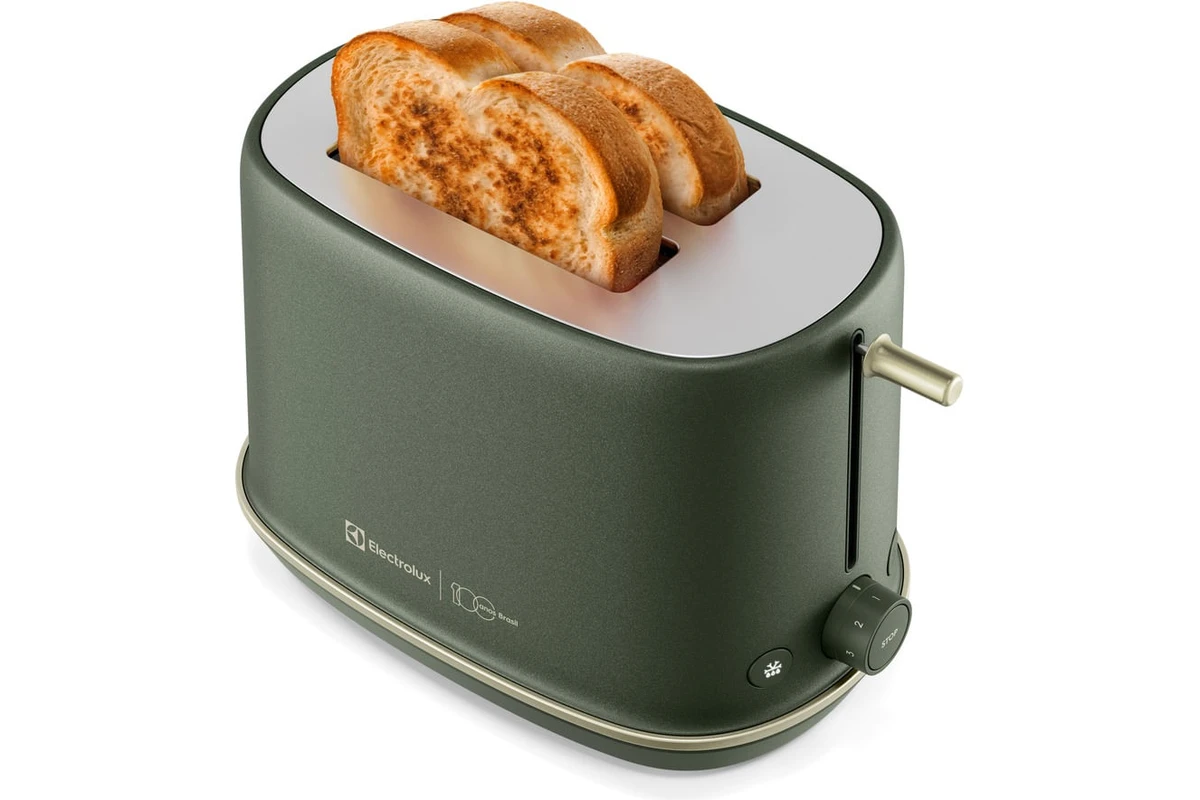 Suporte superior da TOP75 com pão na demonstração da fabricante.