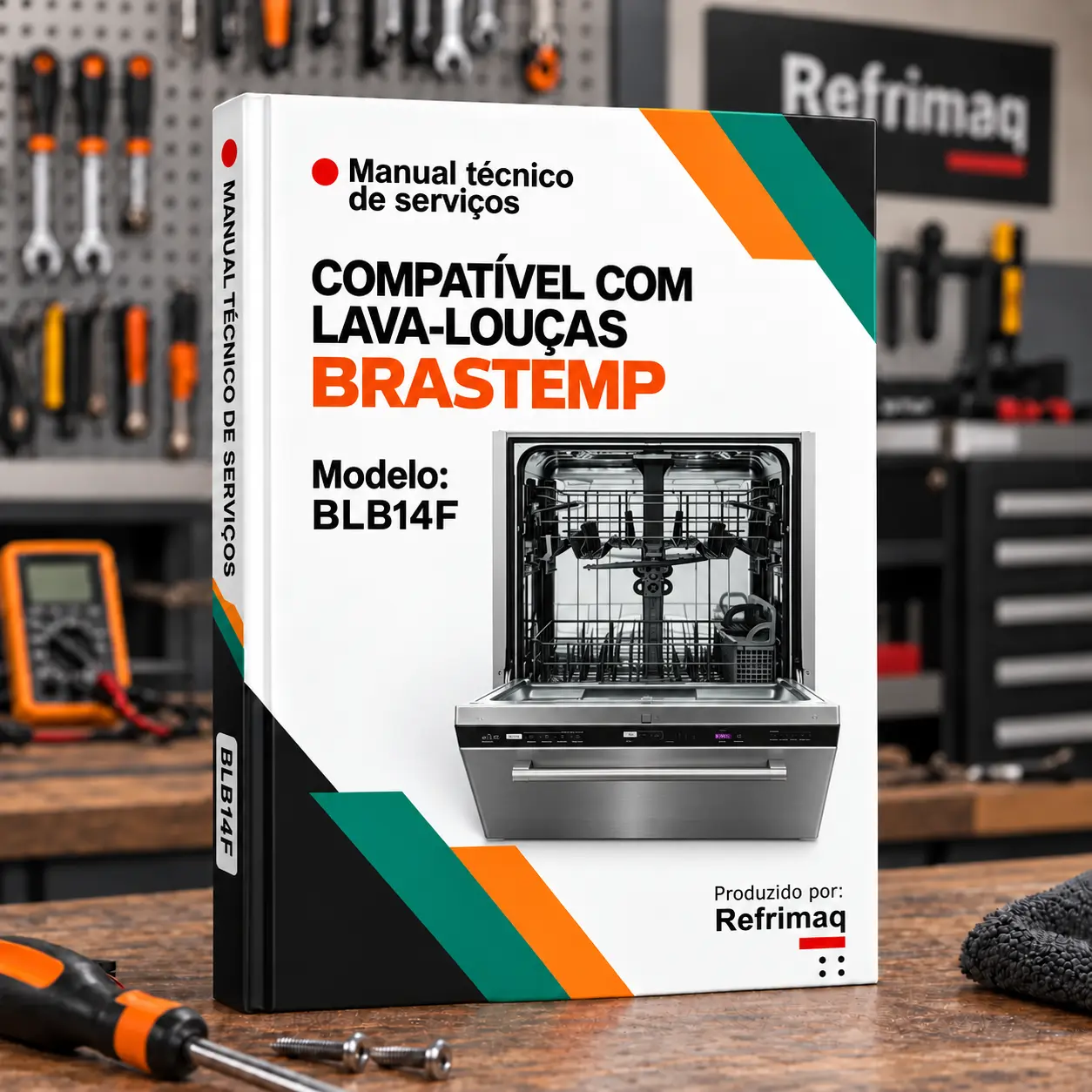 Capa do Manual Técnico de Serviços — Brastemp BLB14F (Lava-Louças)
