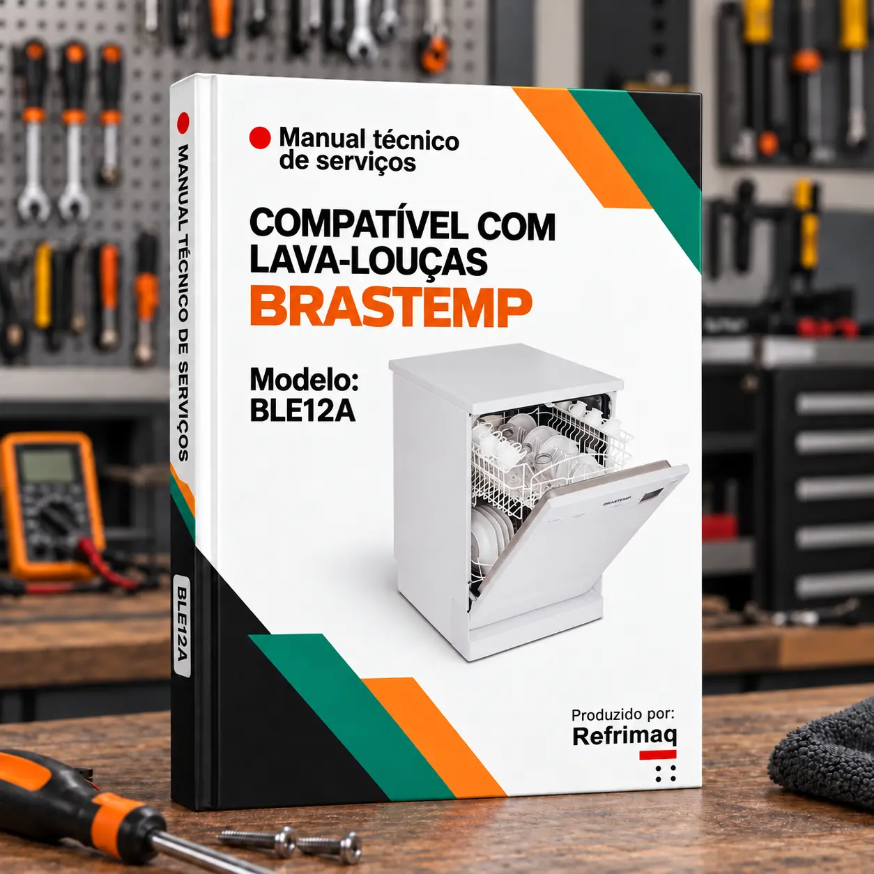 Capa: Manual Técnico de Serviços — Brastemp BLE12A (Lava-Louças) (REF)