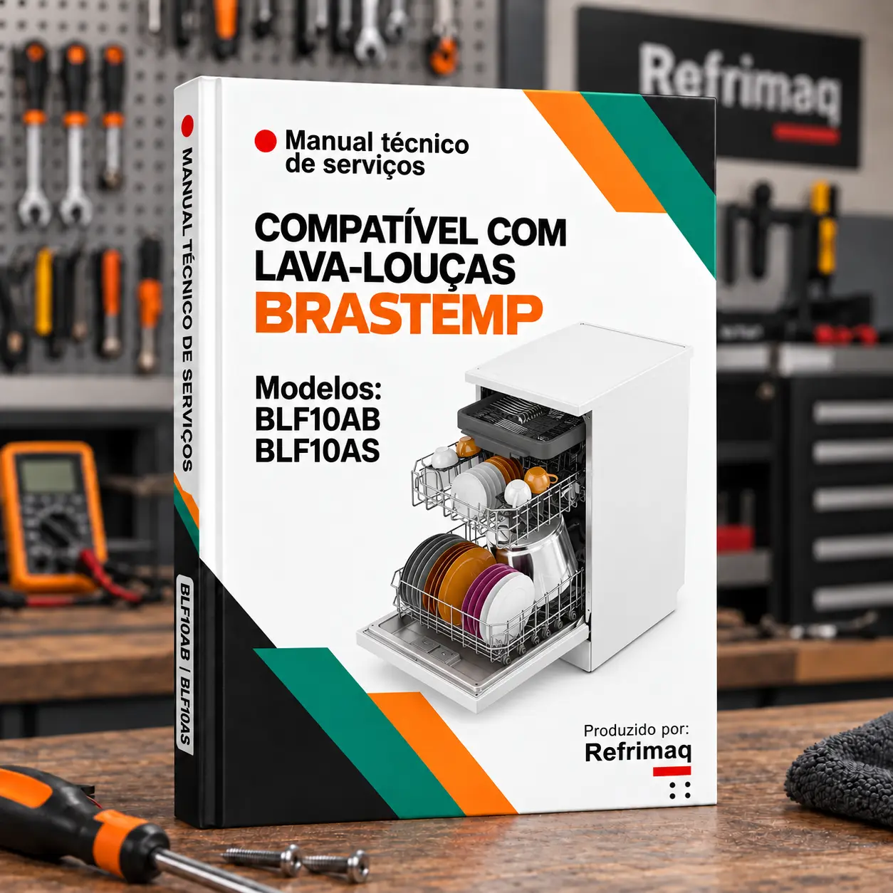 Capa: Manual Técnico de Serviços — Brastemp BLF10AB · BLF10AS (Lava-Louças)(REF)