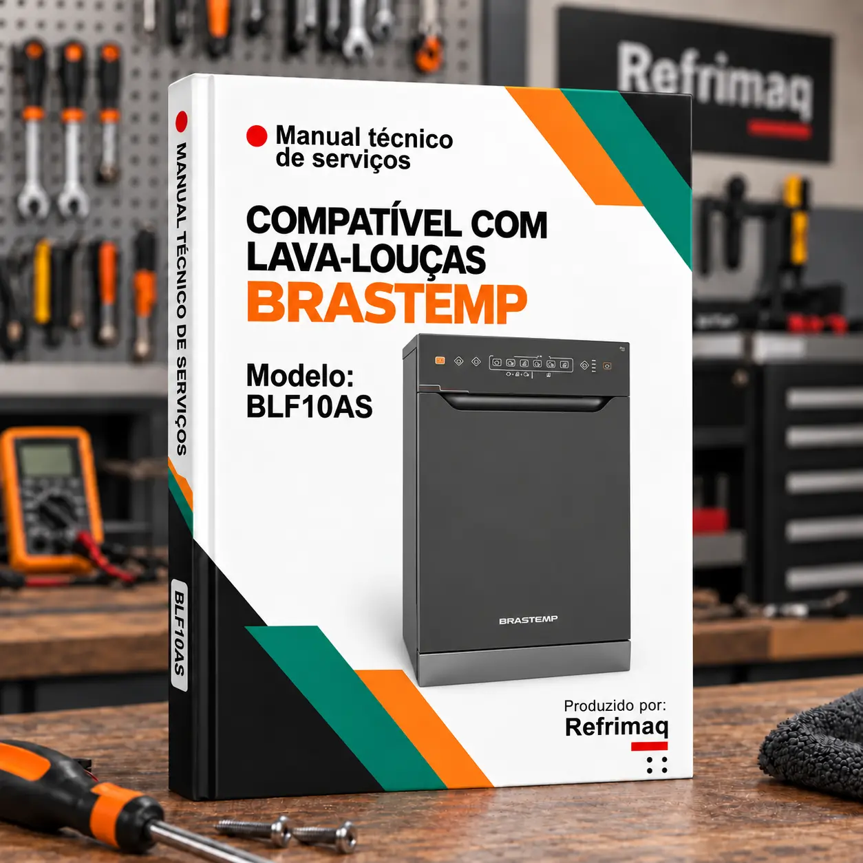 Capa: Manual Técnico de Serviços — Brastemp BLF10AS (Lava-Louças)(REF)