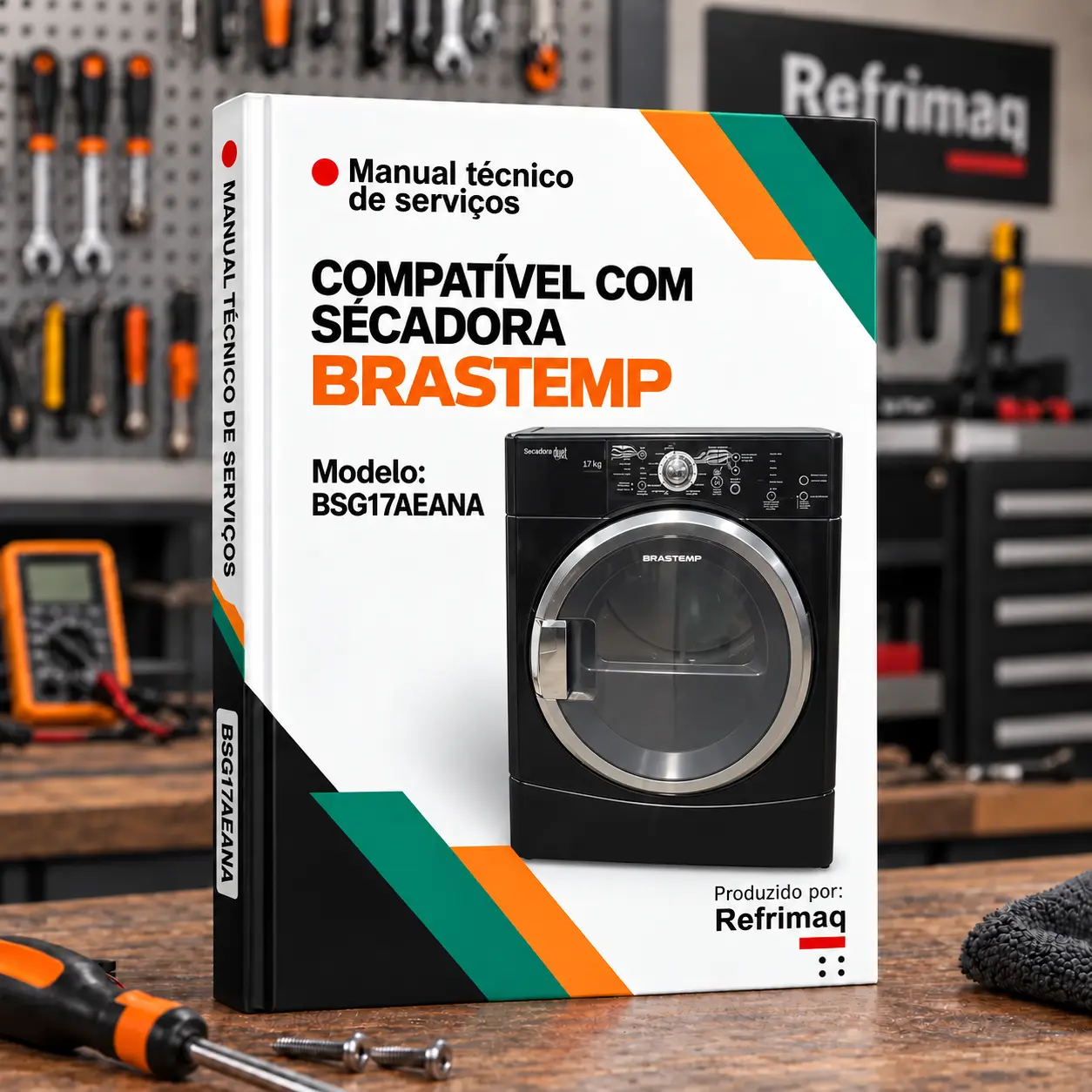 Capa: Manual Técnico de Serviços — Brastemp BSG17AEANA (Secadora) (REF)