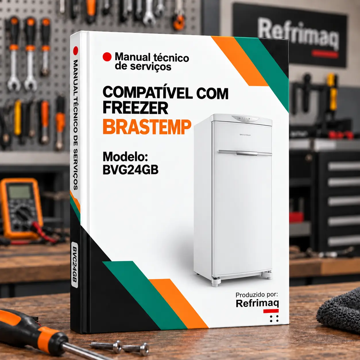 Capa do Manual Técnico de Serviços — Brastemp BVG24GB