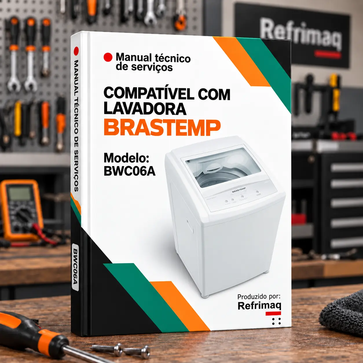Capa do Manual Técnico de Serviços — Brastemp BWC06A