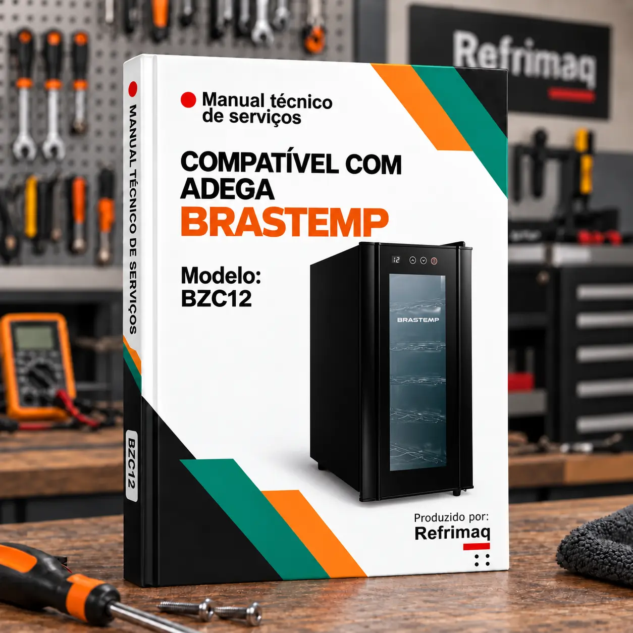 Capa: Manual Técnico de Serviços — Brastemp BZC12 (Freezer) (REF)