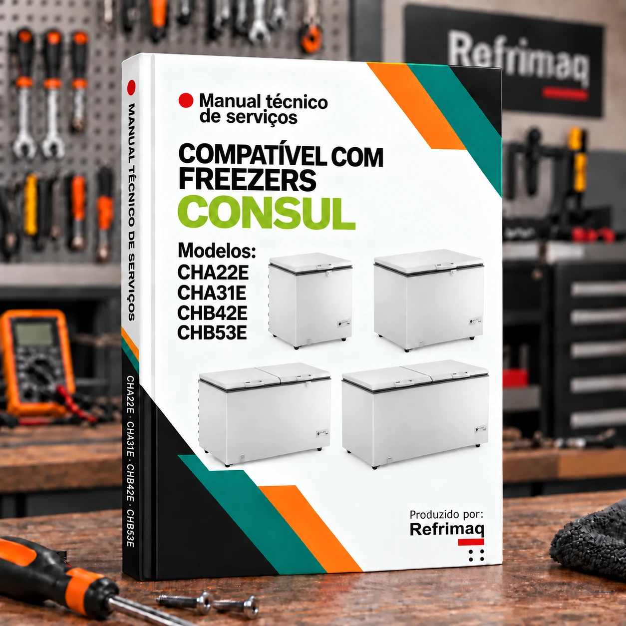 Capa do Manual Técnico de Serviços — Consul CHA22E · CHA31E · CHB42E · CHB53E