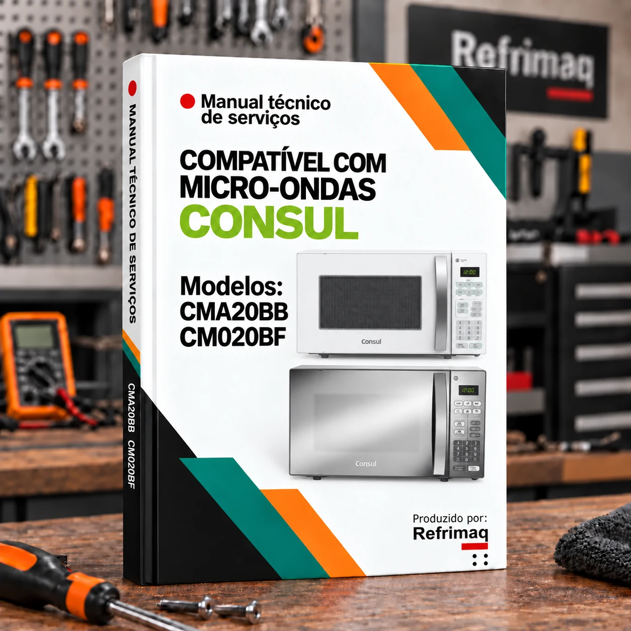 Capa do Manual Técnico de Serviços — Consul CMA20BB/CM020BF (Micro-ondas)