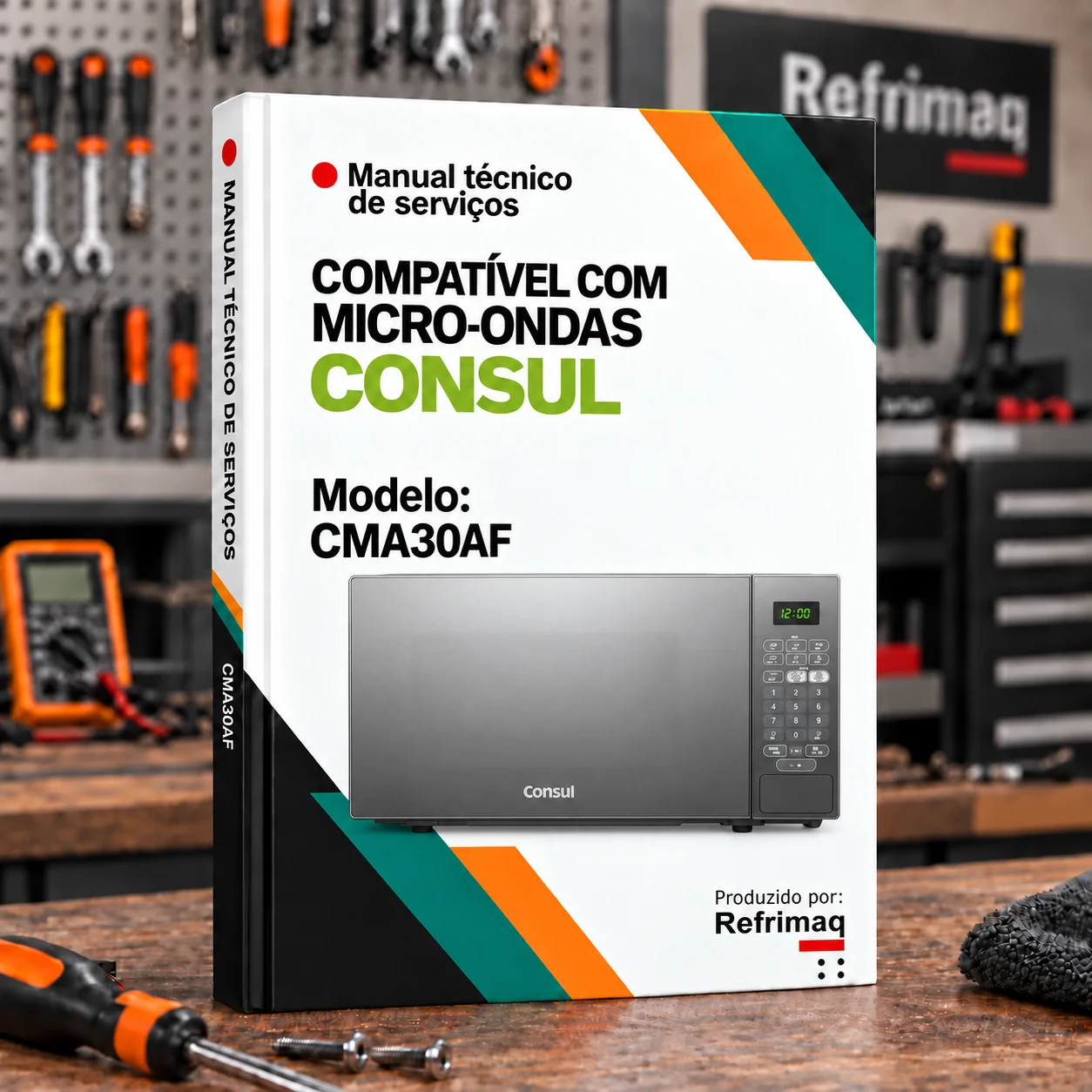 Capa do Manual Técnico de Serviços — Consul CMA30AF (Micro-ondas)