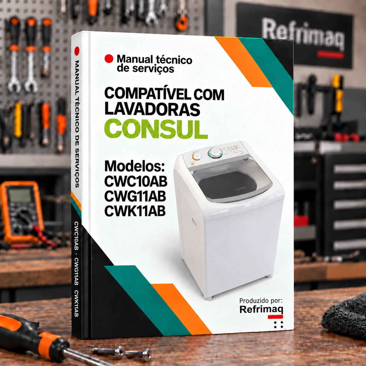 Capa do Manual Técnico de Serviços — Consul CWC10AB · CWG11AB · CWK11AB