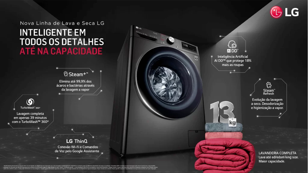 Lava e seca LG Smart VC2