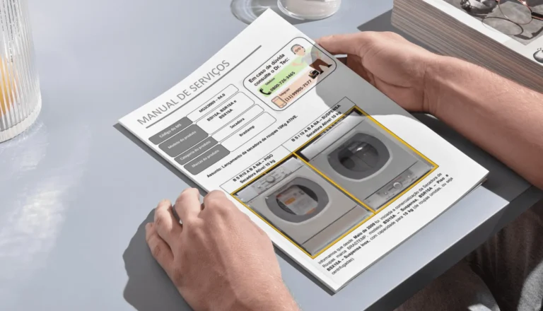 Manual Técnico de Serviço Secadora Brastemp BSR10-BSI10 em pdf grátis