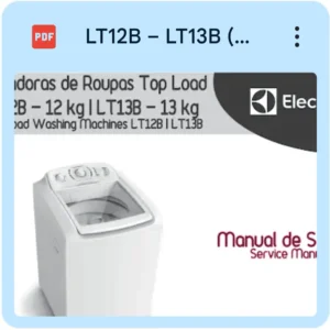 ode baixar o Manual Técnico Electrolux LT12B – LT13B