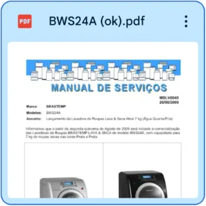 onde baixar baixar manual técnico de serviços bws24 em pdf