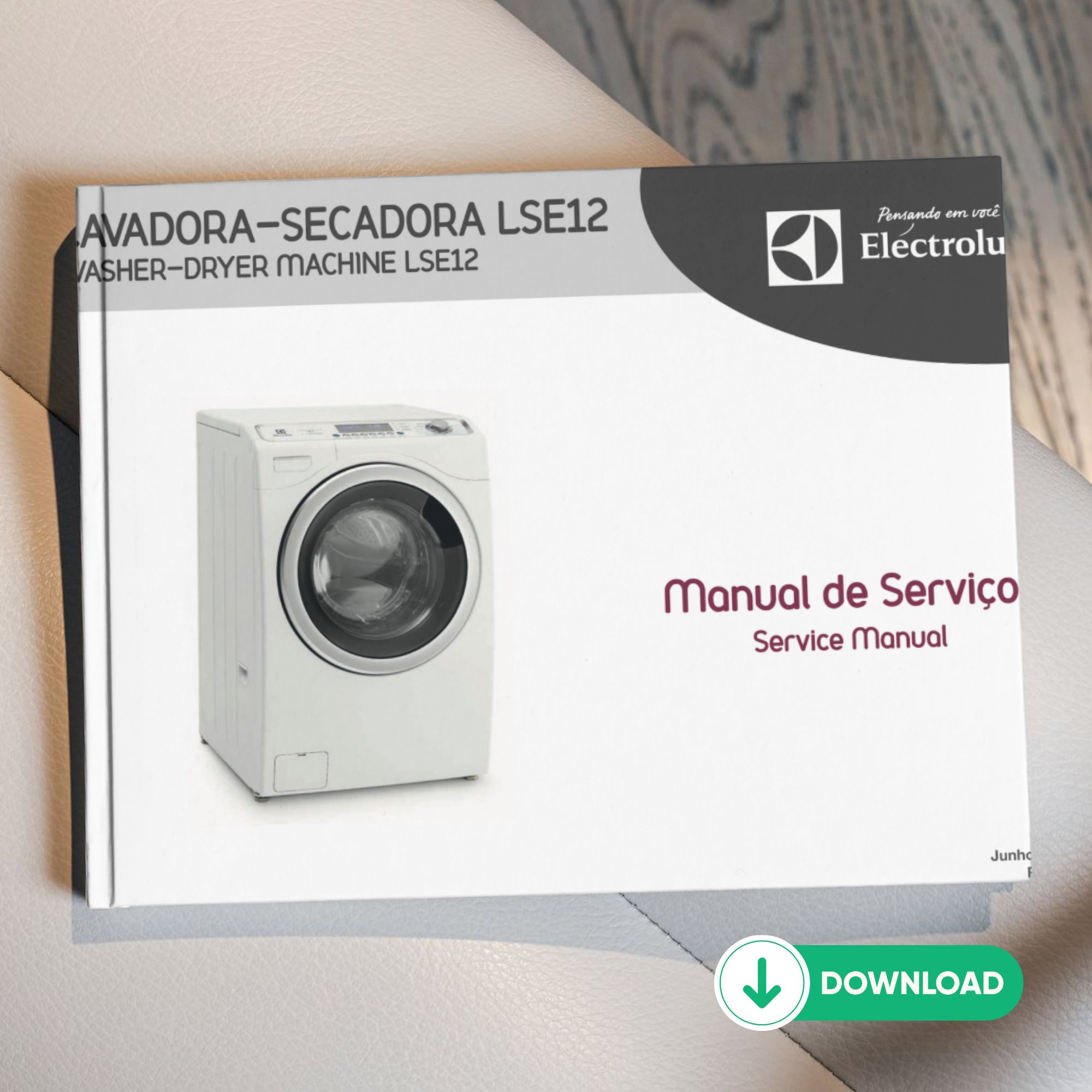 Manual De Servicos Lava E Seca Electrolux Lse12 Para Baixar Em Pdf