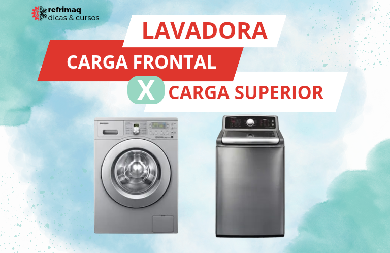 Lavadora de carga frontal vs. Carga Superior