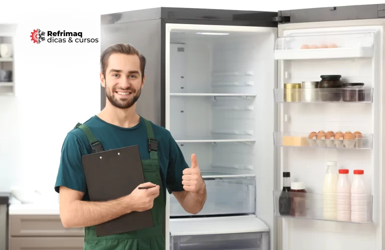 Quais as principais medidas para manutencao da geladeira tumb