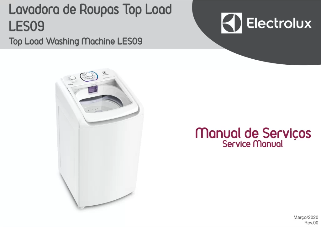 Manual Técnico Completo- Máquina de Lavar Electrolux LES09