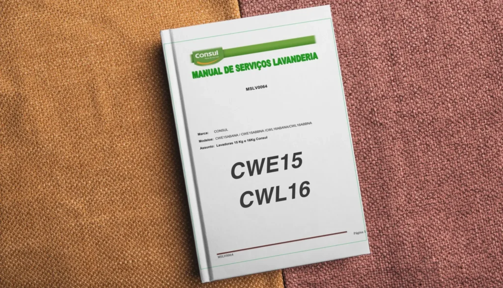 Manual Técnico de serviços máquina de lavar Consul CWE15 - CWL16 - Guia de Instalação e Manutenção