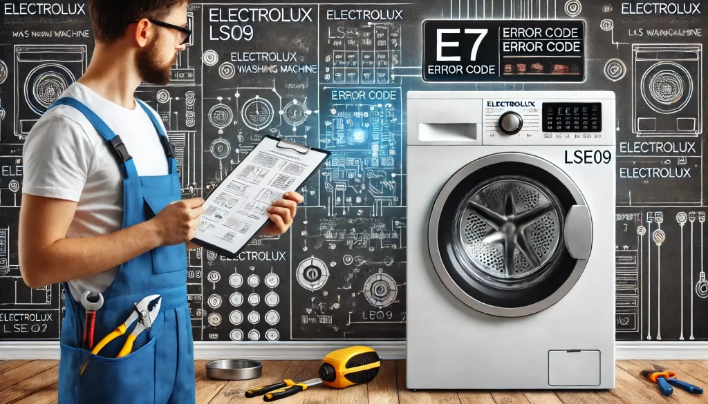 Electrolux LSE09 com Erro E7