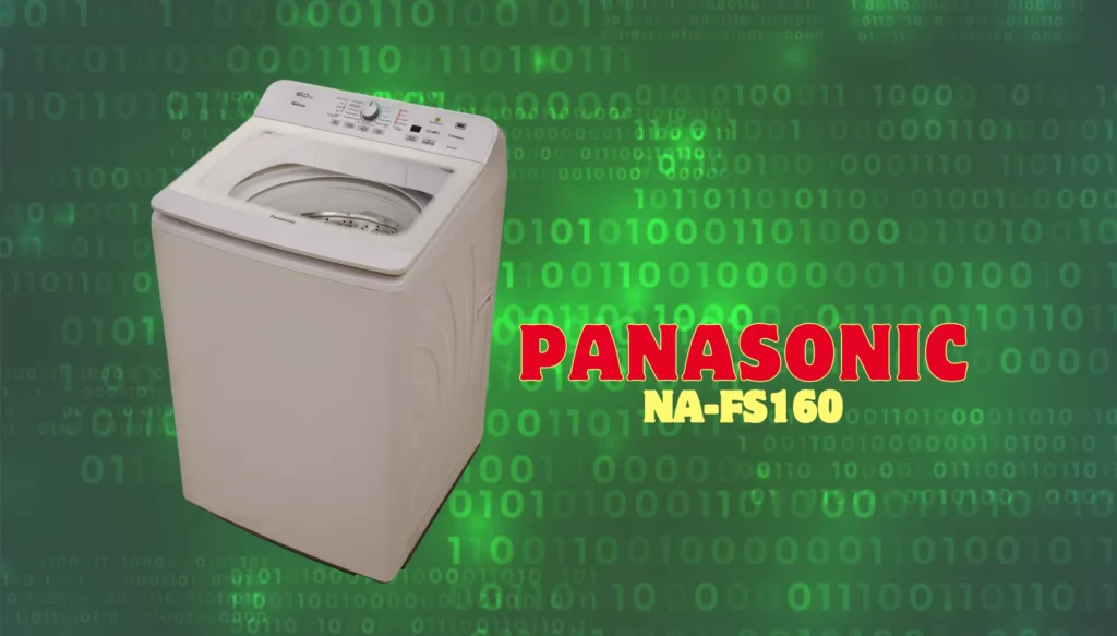 Código de erro lavadora Panasonic NA-FS160