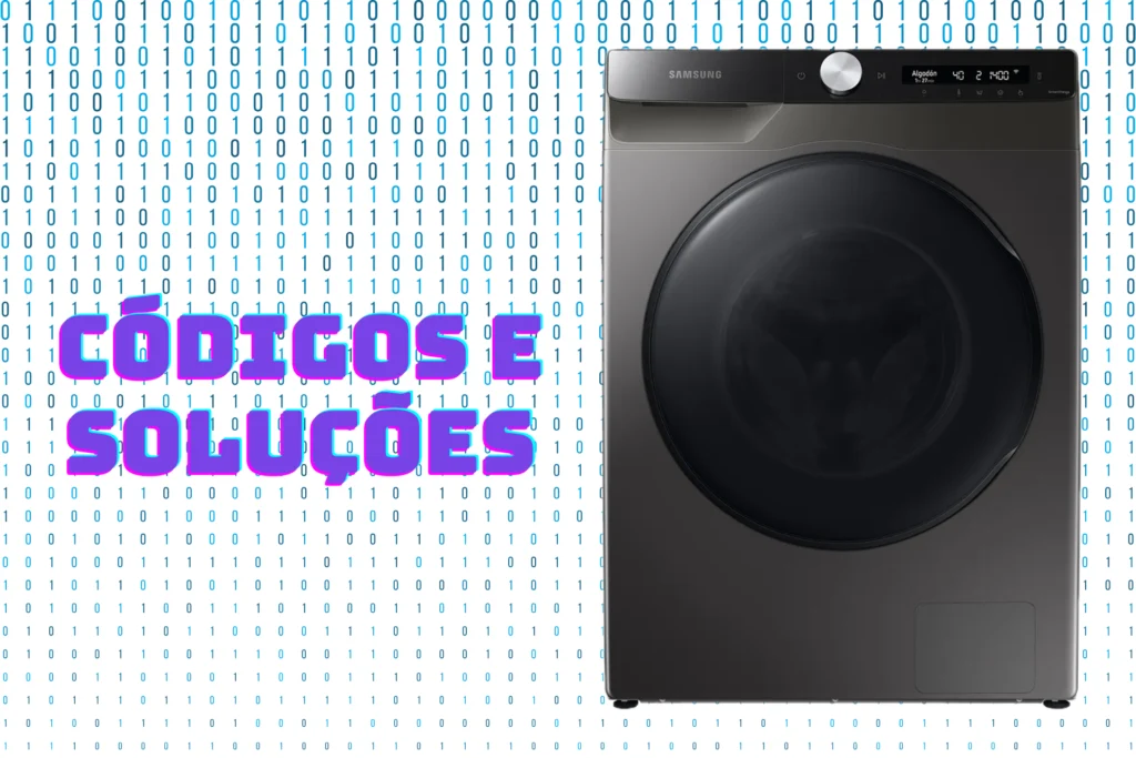 Códigos de Erro das Lava e Seca Samsung WD11T, WD12T, WD14T, WD13T e WD7000: guia completo