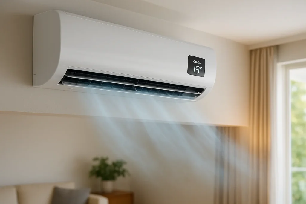 Ar Condicionado Cool: O Guia Completo Sobre A Função E Como Maximizar Seu Uso 2 Ar Condicionado Split Moderno Em Modo Cool