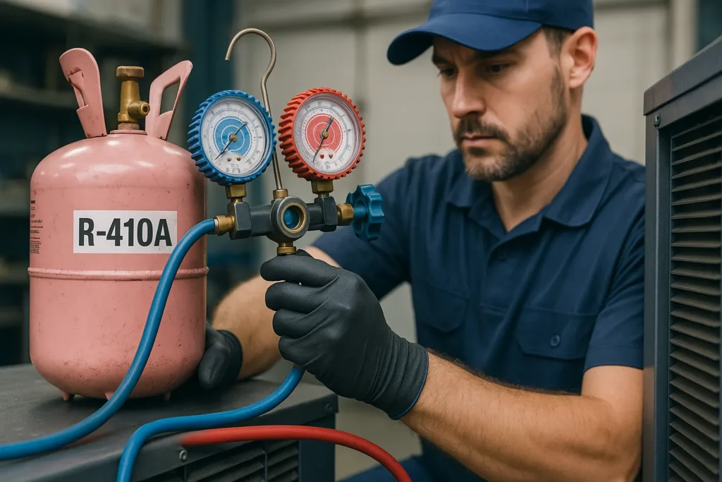 Gás R410A: Tabela De Pressão Completa E 15 Dicas Essenciais Para Carga Perfeita 5 Carga Gas R410A Tecnico