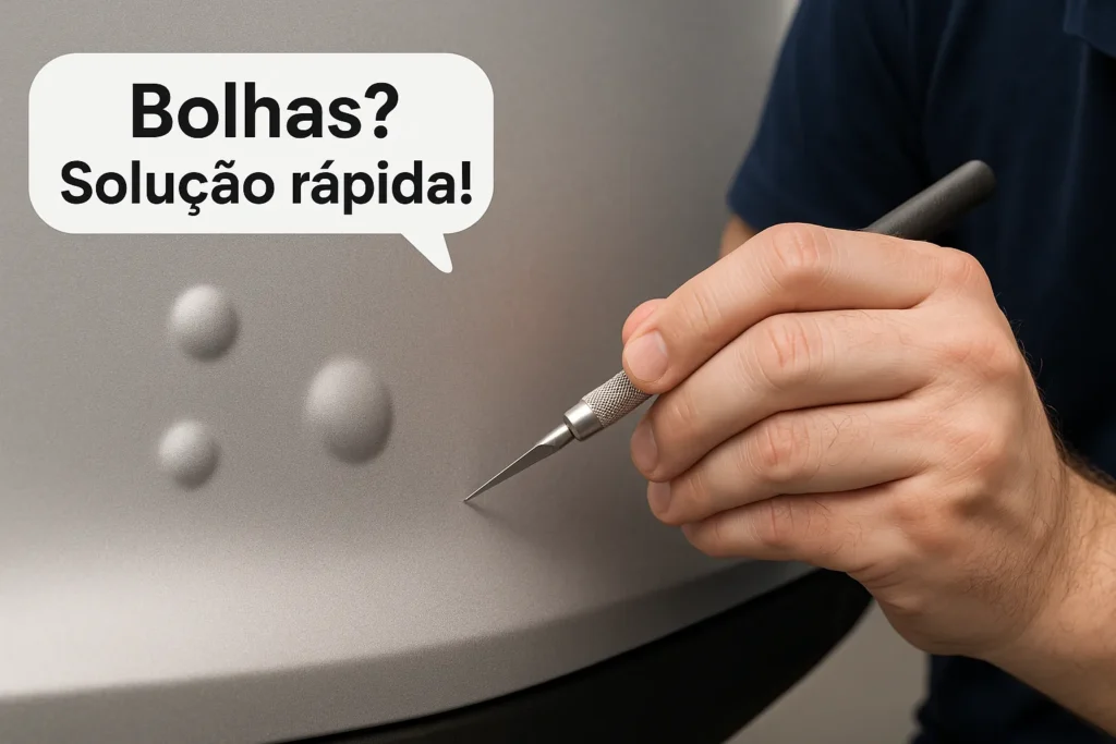 Como Envelopar Geladeira: 12 Técnicas Profissionais Para Transformar Seu Eletrodoméstico 7 Técnico Usando Agulha Para Eliminar Bolhas De Ar Em Vinil Adesivo Com Destaque Técnico.