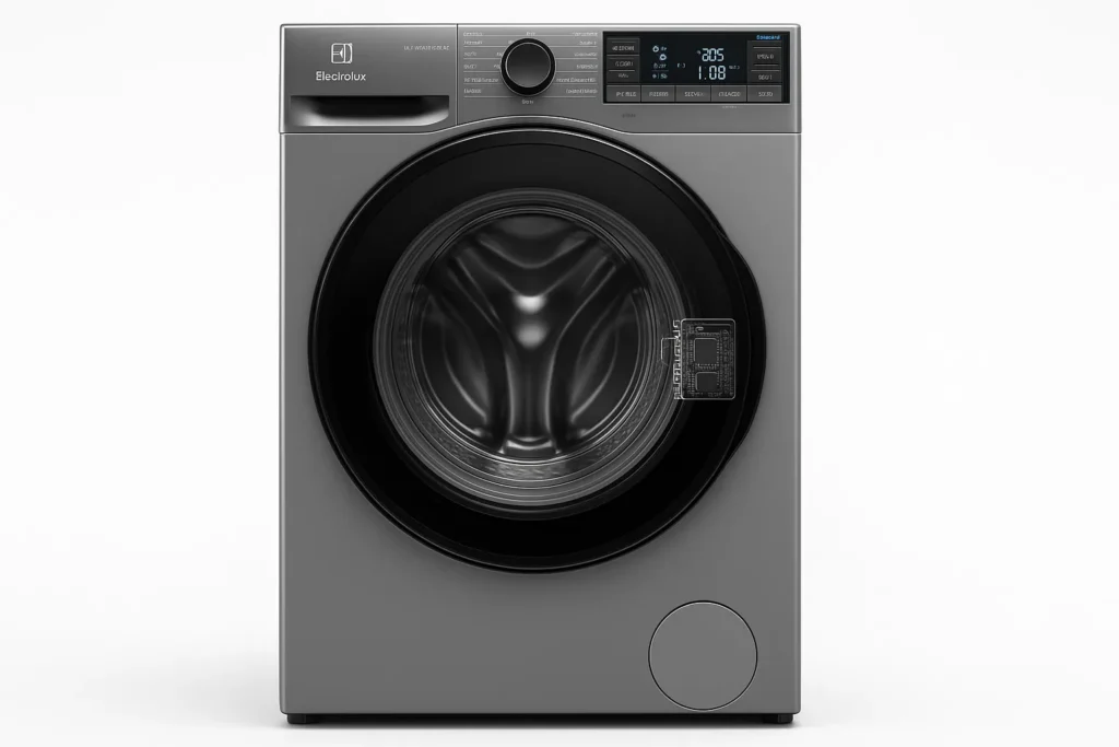 Máquina De Lavar Inverter: 12 Vantagens Comprovadas E Guia Técnico Completo 1 Máquina De Lavar Electrolux Cinza Com Design Moderno E Painel Digital