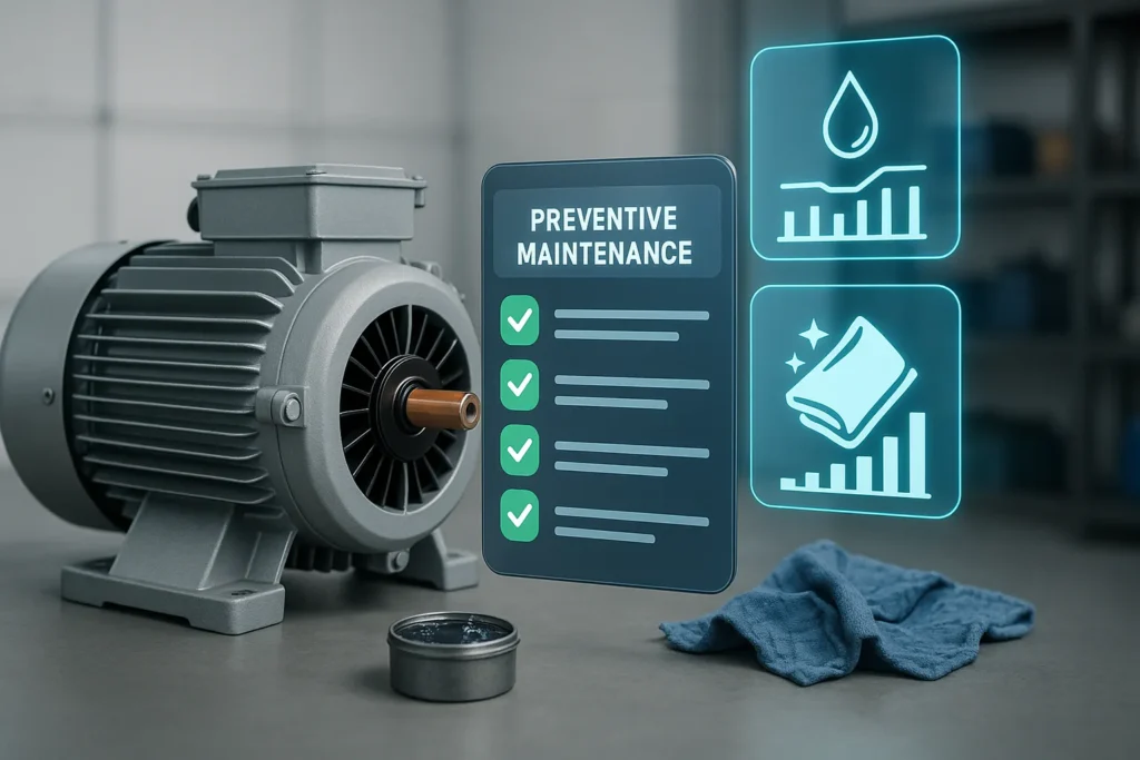 Motor Ventilador Ar Condicionado Com Defeito: 14 Sinais De Alerta E Como Resolver Cada Problema 10 Motor Ventilador Com Checklist Digital De Manutenção E Gráficos De Lubrificação E Limpeza.