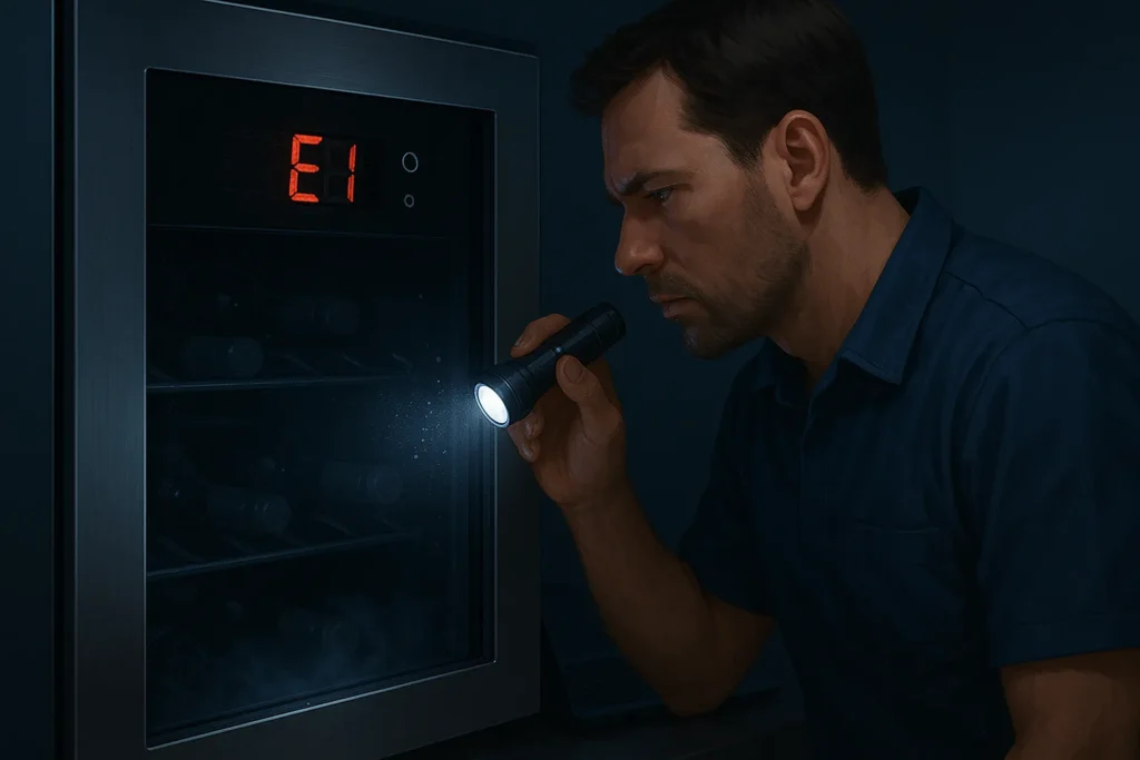 Adega Climatizada Não Refrigera: 7 Defeitos Mais Comuns E Como Resolver 7 Painel Digital De Adega Com Erro De Leitura Ou Falha No Visor