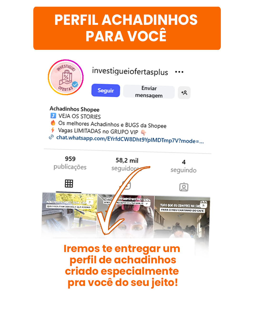 Perfil Achadinho Pronto